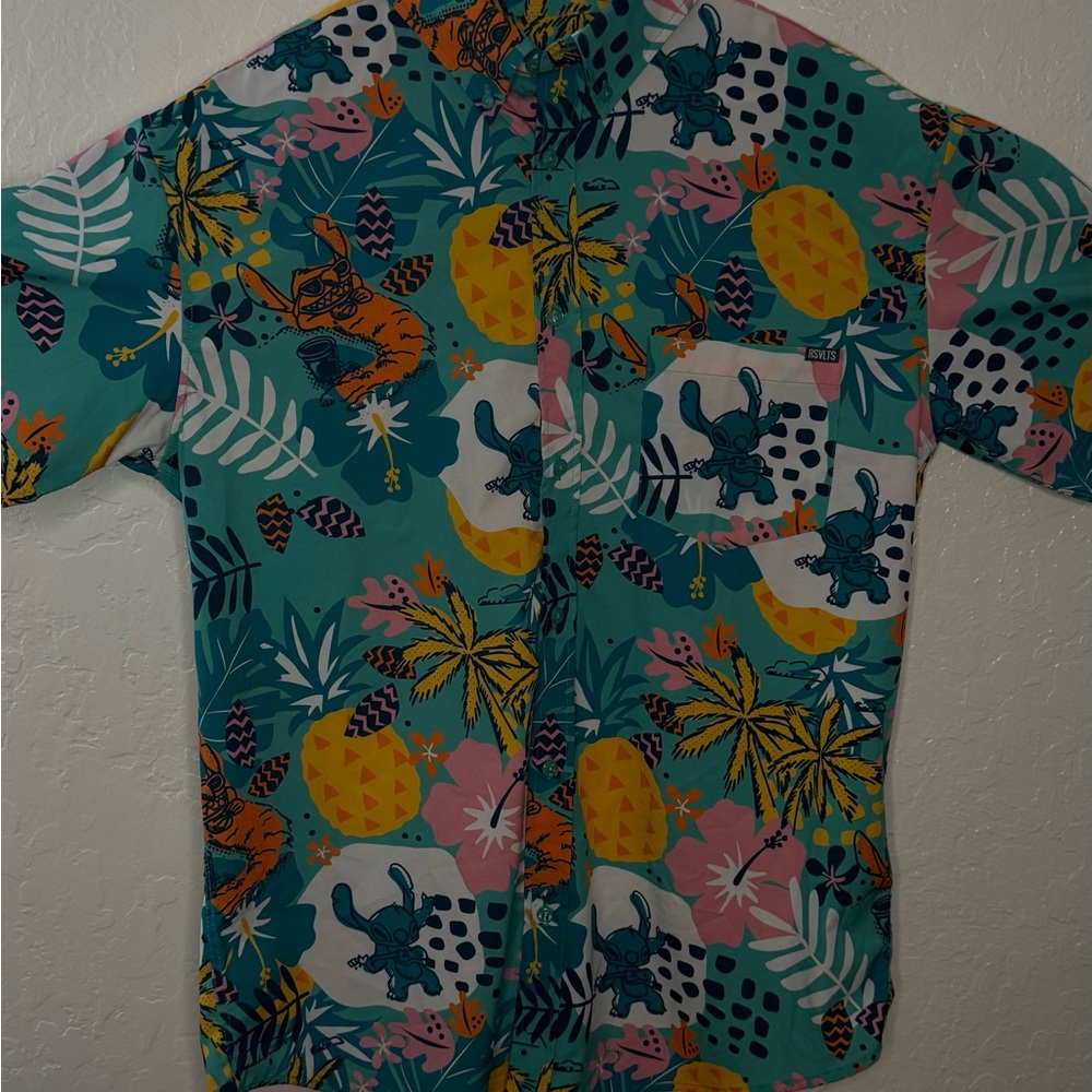 DISNEY'S LILO & STITCH "TOURIST STYLE" KUNUFLEX Short Sleeve Shirt